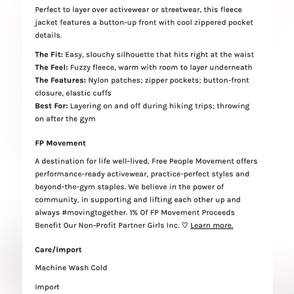 NEW Free People Rocky Ridge Fleece Jacket - Picture 9 of 15